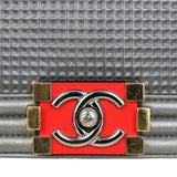 Chanel Boy Cube Old Medium Metallic
