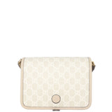 Gucci GG Supreme Interlocking G Flap Bag Mini