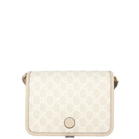 Gucci GG Supreme Interlocking G Flap Bag Mini
