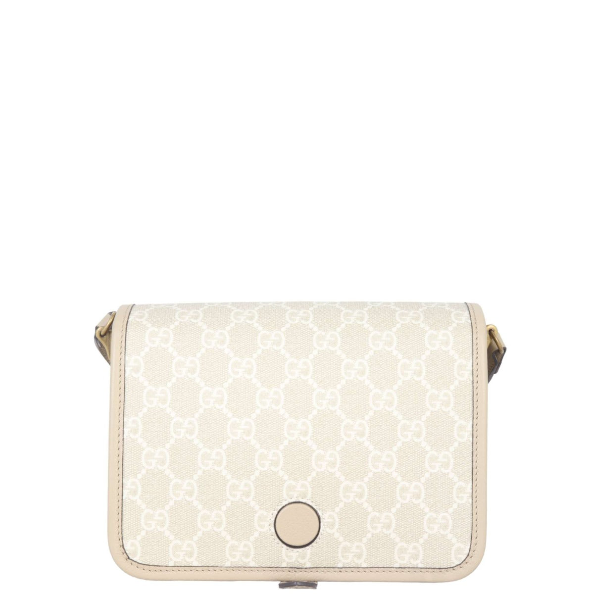 Gucci GG Supreme Interlocking G Flap Bag Mini