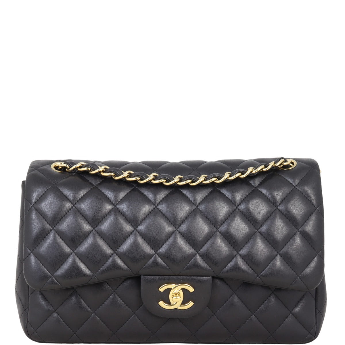 Chanel Classic Double Flap Jumbo | Black Diamond