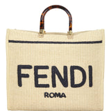 Fendi Sunshine Shopper Medium Raffia