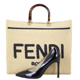 Fendi Sunshine Shopper Medium Raffia