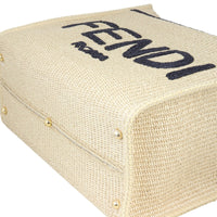Fendi Sunshine Shopper Medium Raffia