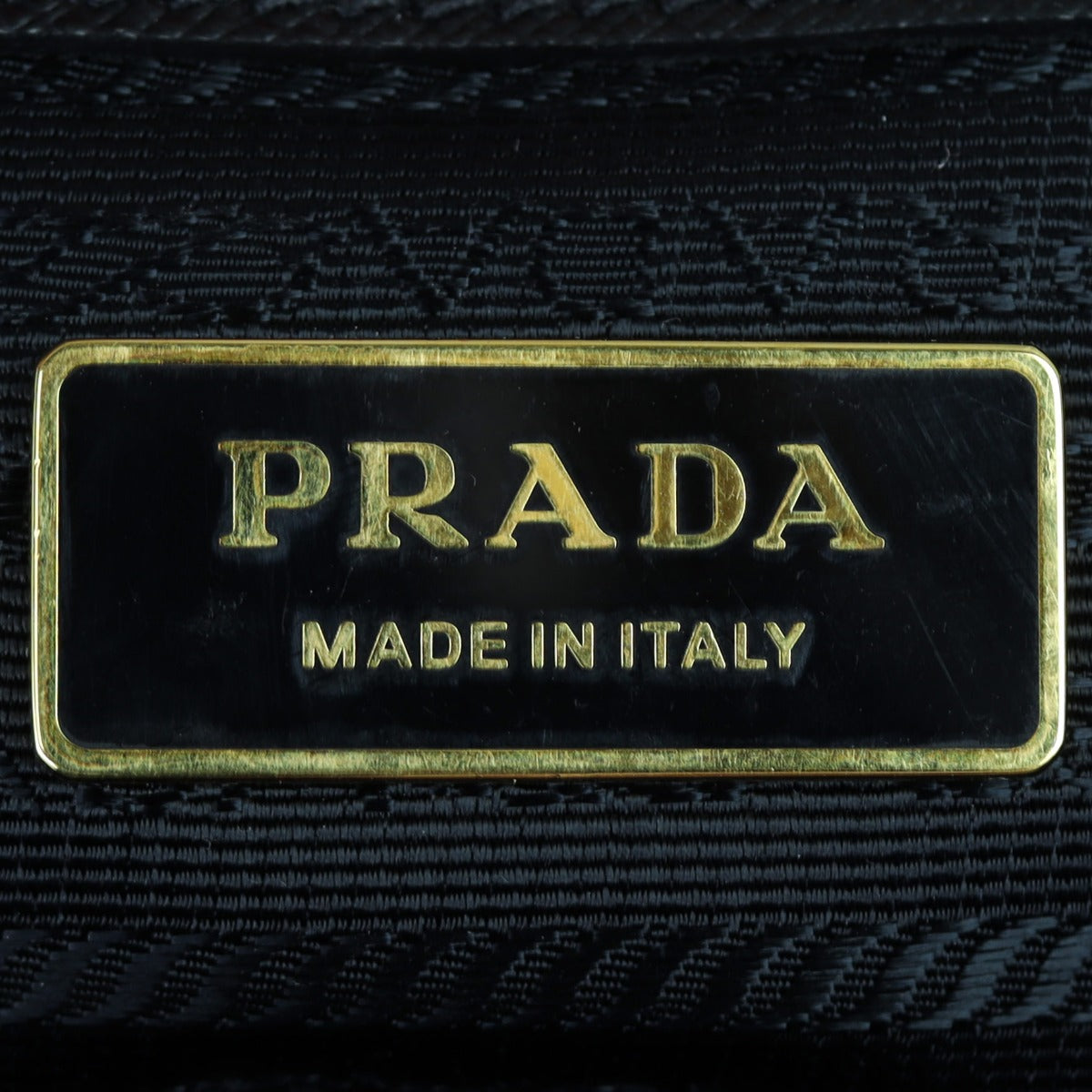 Prada Saffiano Lux Tote Interior Stamp