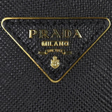Prada Saffiano Cuir Double Bag Medium Logo