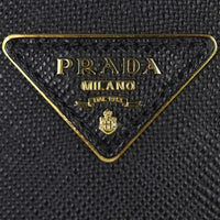 Prada Saffiano Cuir Double Bag Medium Logo