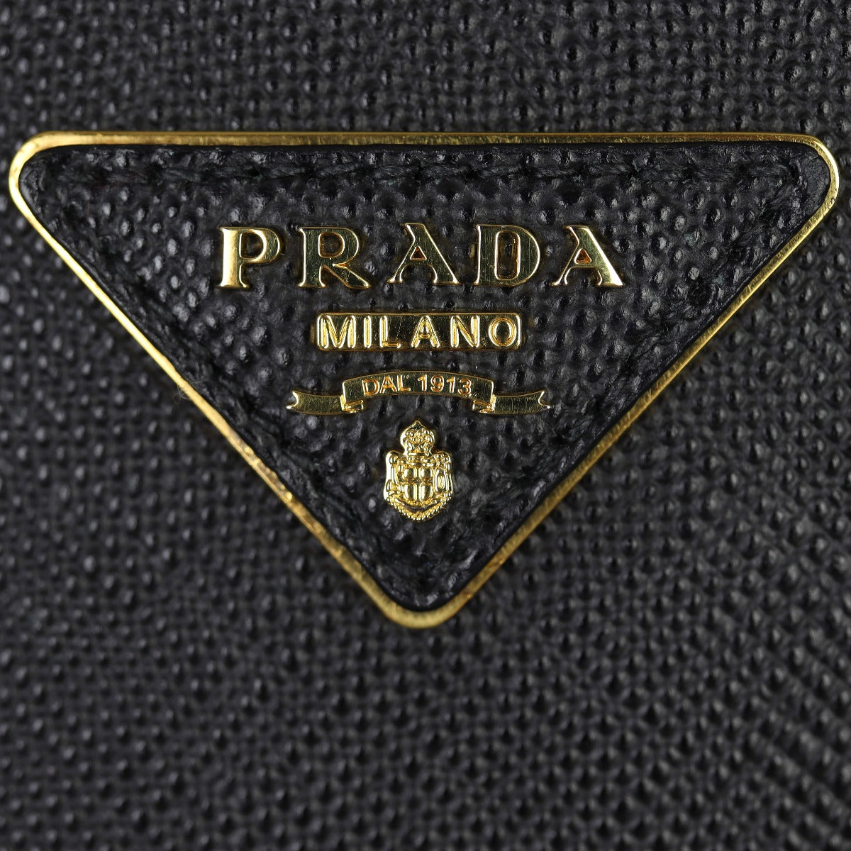 Prada Saffiano Cuir Double Bag Medium Logo