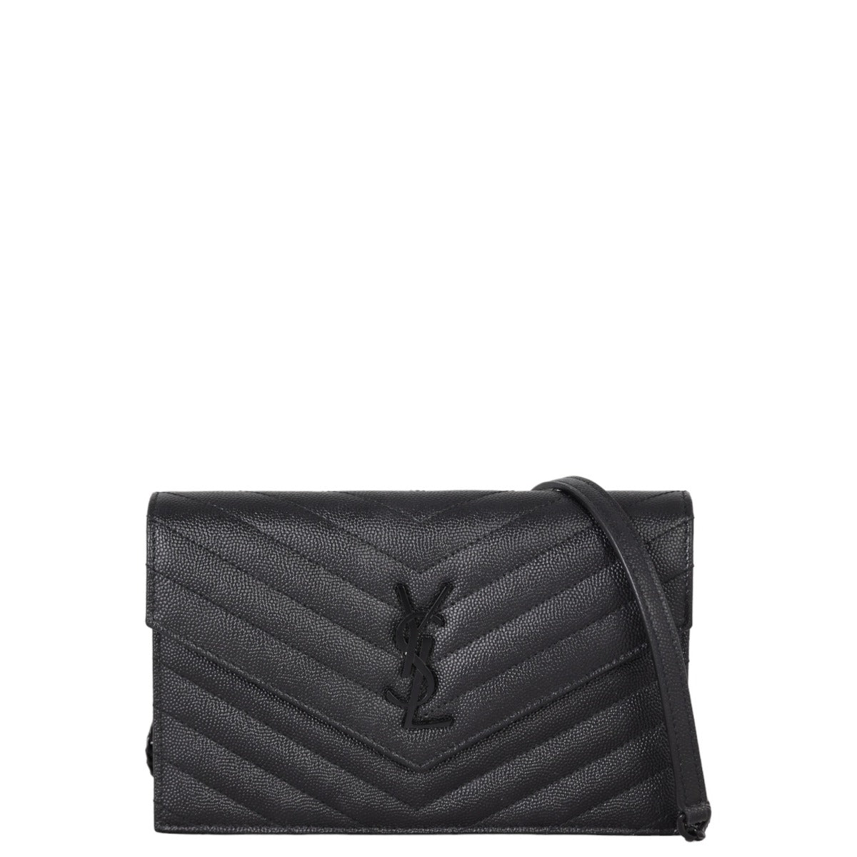 Saint Laurent Cassandre Envelope Chain Wallet