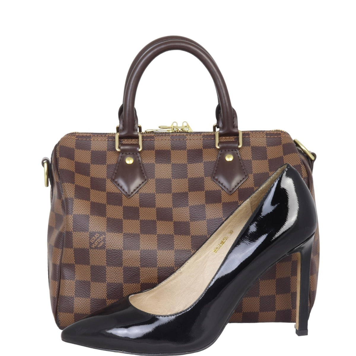 Louis Vuitton Speedy 25 Bandouliere Damier Ebene