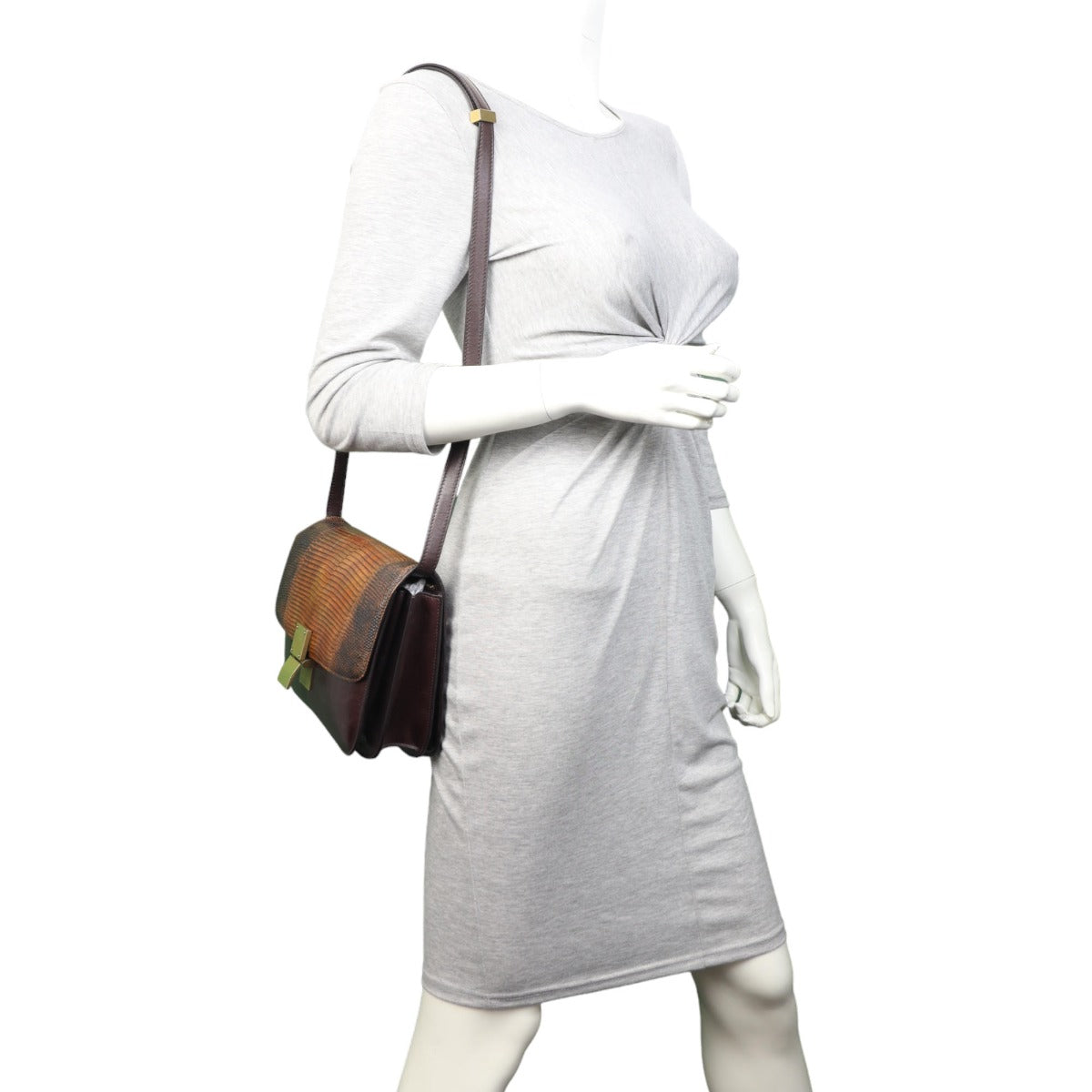 Celine Classic Medium Lizard Bag