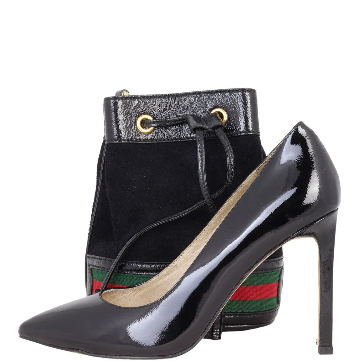 Gucci Ophidia Suede Bucket Bag Mini