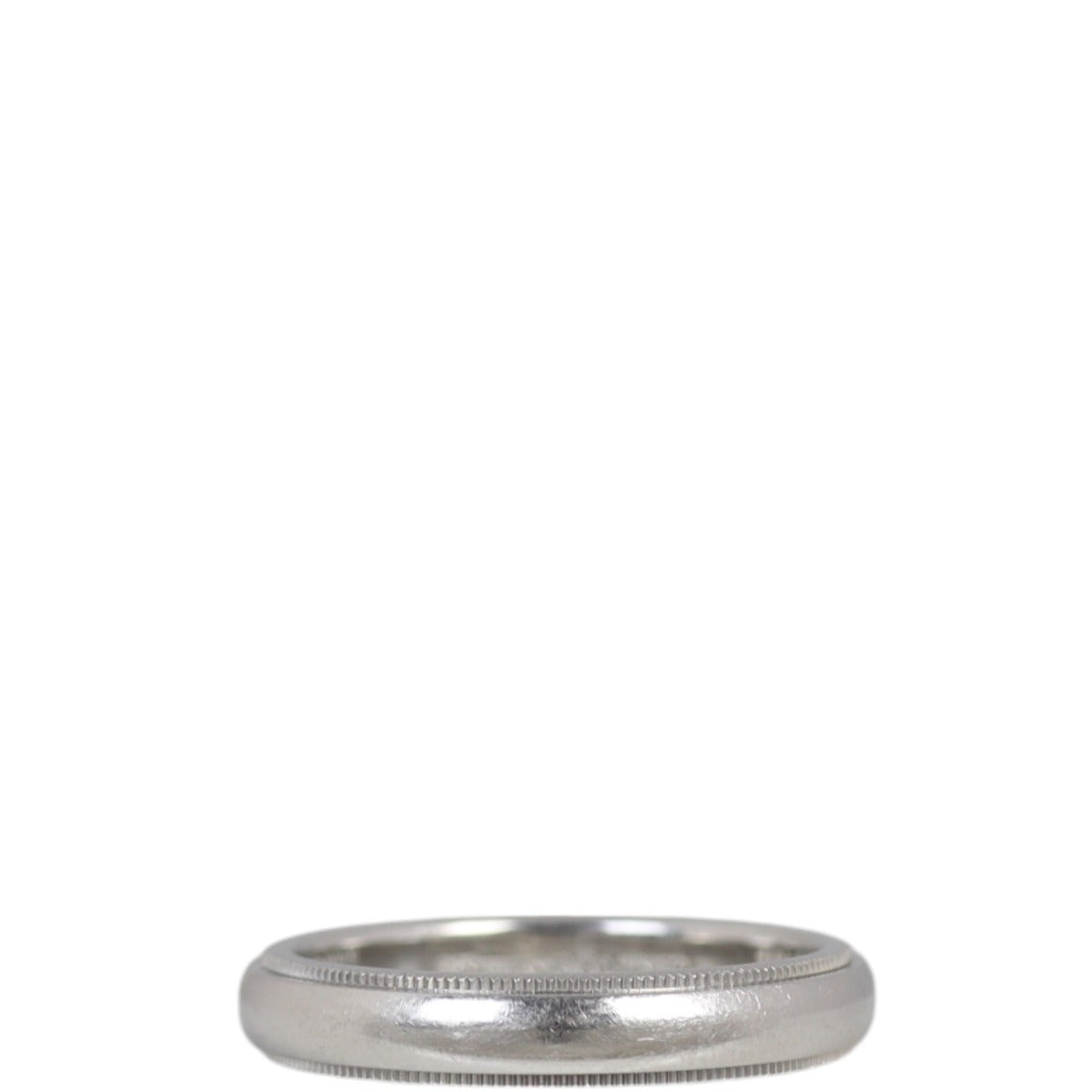 Tiffany & Co Together Milgrain Platinum 4mm Band Ring