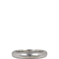 Tiffany & Co Together Milgrain Platinum 4mm Band Ring