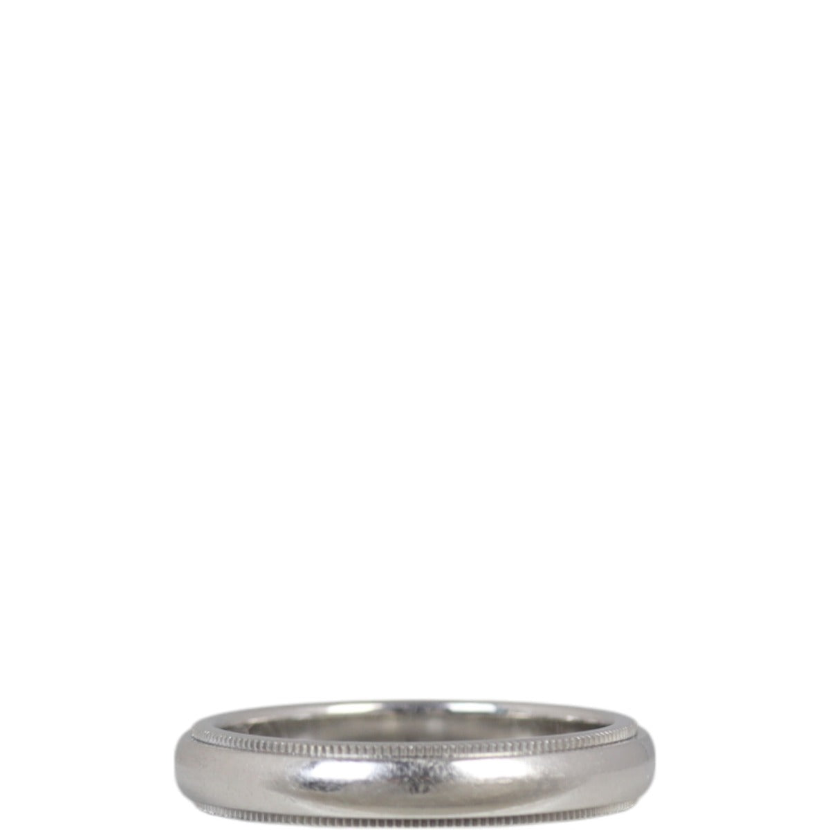 Tiffany & Co Together Milgrain Platinum 4mm Band Ring