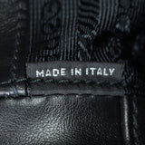 Prada Saffiano Zip Briefcase Bag Interior Stamp