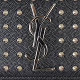 Saint Laurent Monogram Kate Studded Clutch Hardware