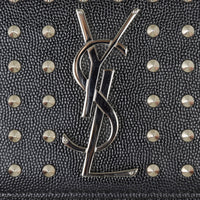 Saint Laurent Monogram Kate Studded Clutch Hardware