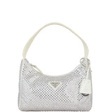Prada Re-Edition 2000 Satin Crystal Mini Bag