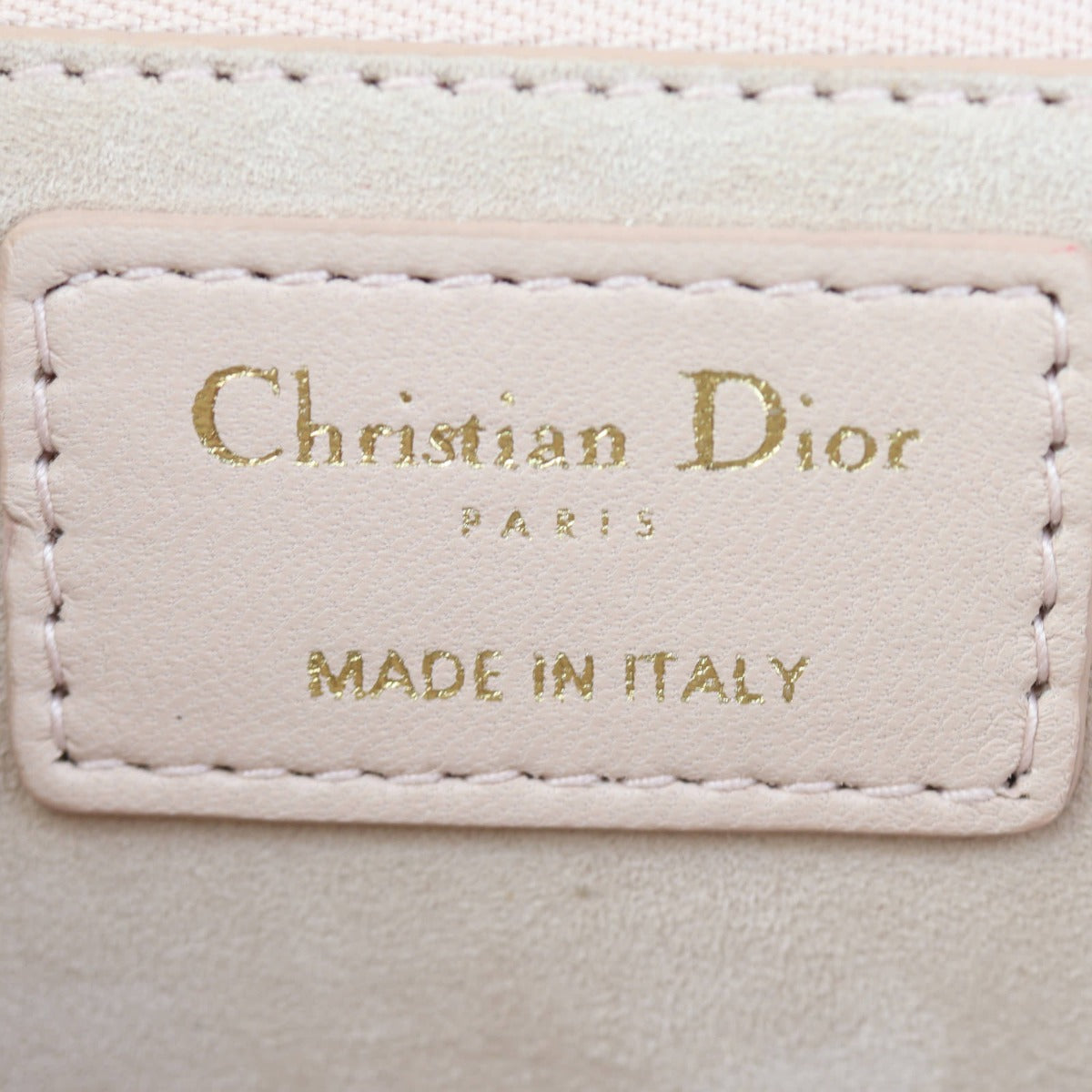 Dior Dioraddict Medium Flap Bag Interior Stamp