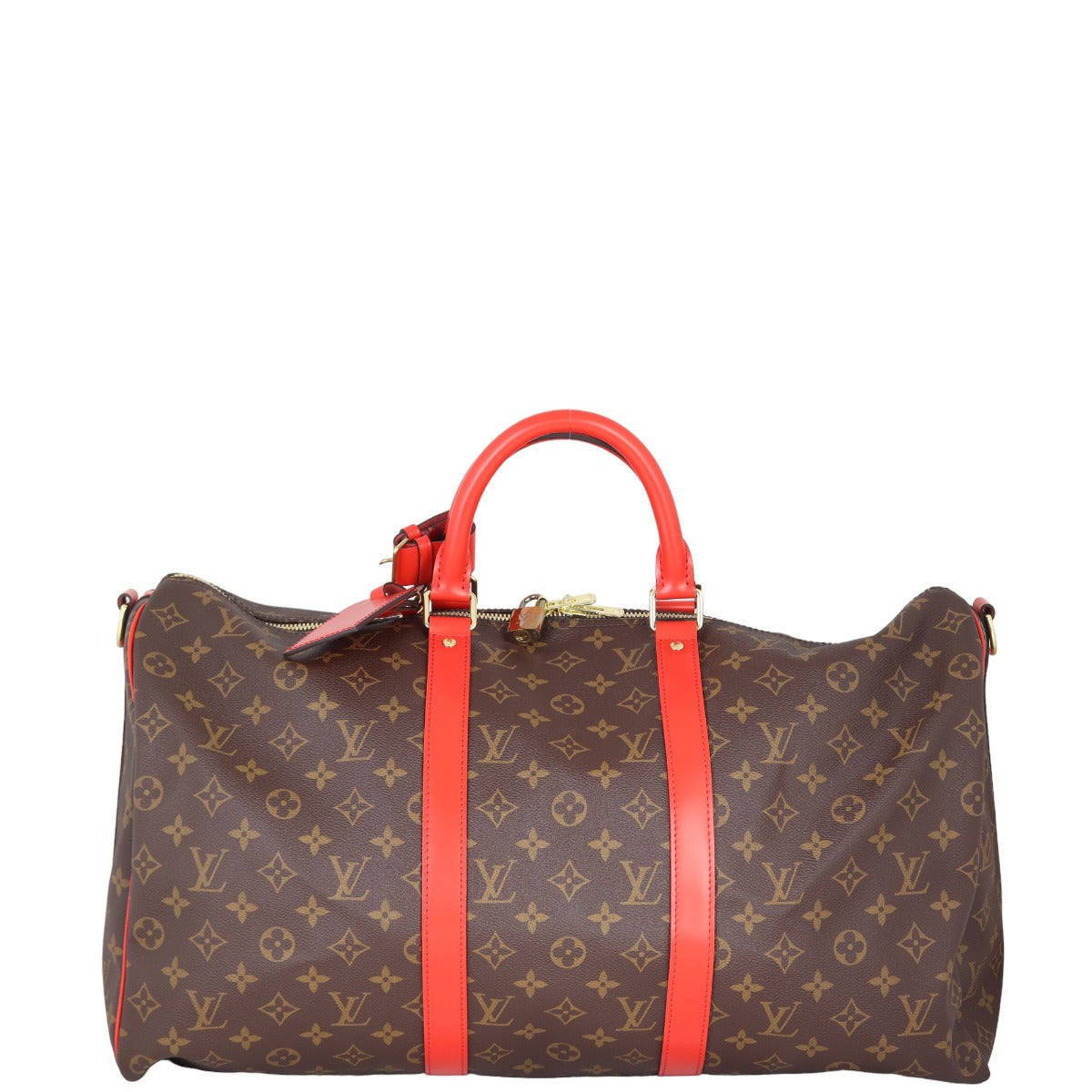 Louis Vuitton Keepall Bandouliere 50 Monogram Coquelicot