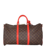 Louis Vuitton Keepall Bandouliere 50 Monogram Coquelicot