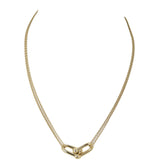 Tiffany Hardwear Large Double Link Pendant 18k Yellow Gold Necklace
