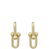 Tiffany Hardwear Large Link 18k Yellow Gold Earrings