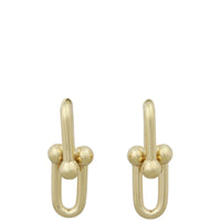 Tiffany Hardwear Large Link 18k Yellow Gold Earrings
