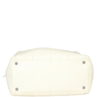 Chanel Square Stitch Logo Tote | Off White