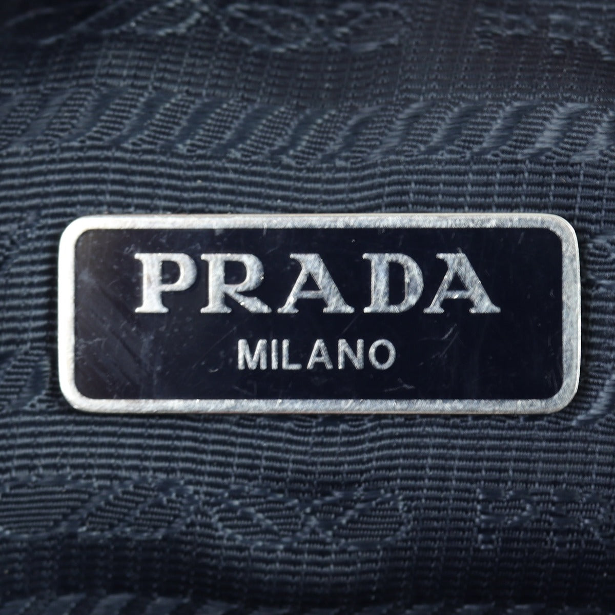 Prada Re-Edition 2005 Tessuto Shoulder Bag Interior Stamp