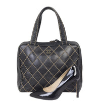 Chanel Wild Stitch Tote | Black