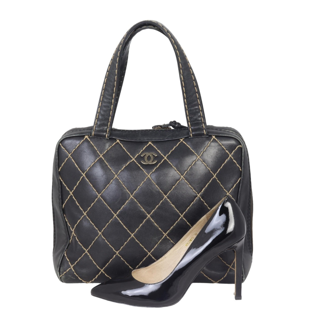 Chanel Wild Stitch Tote | Black