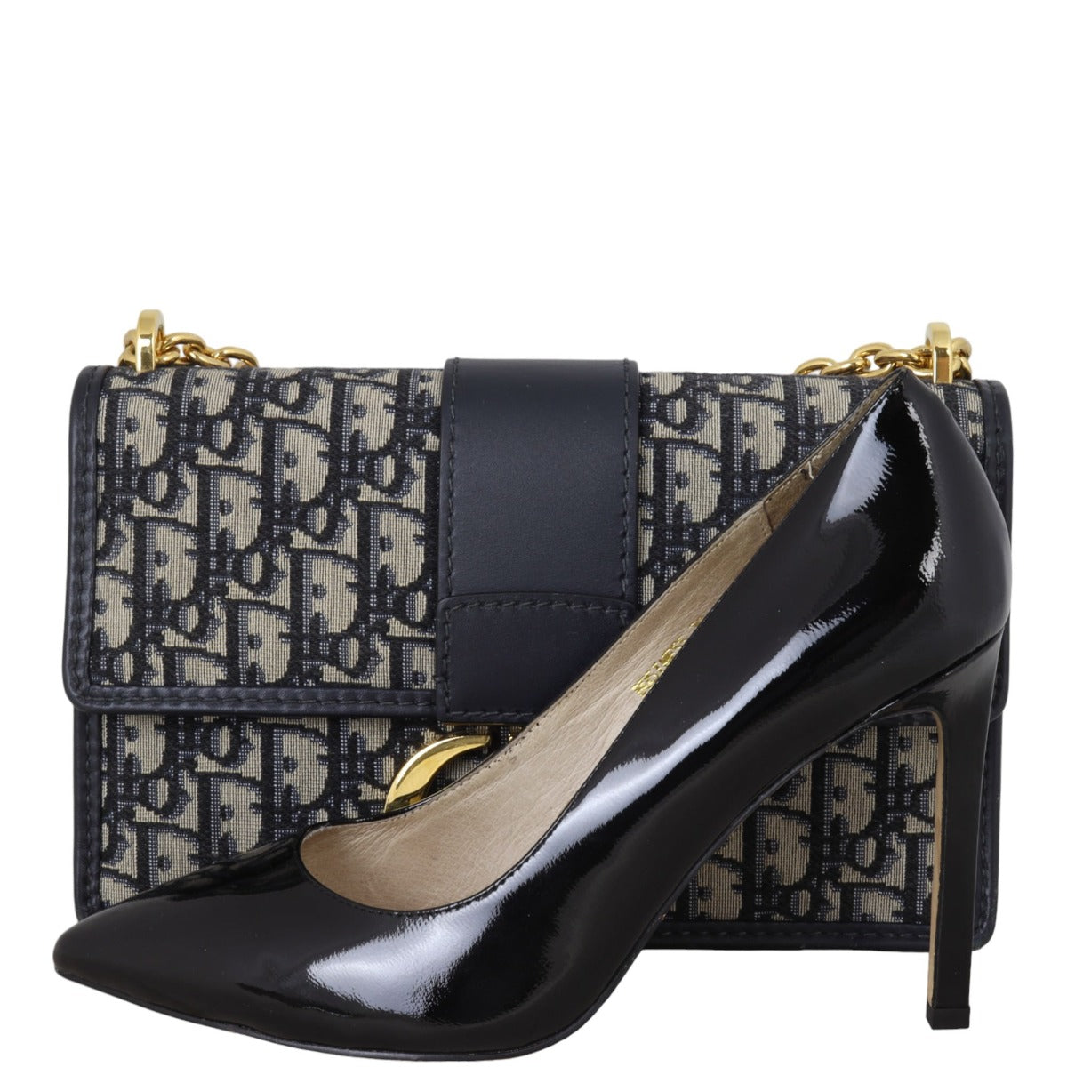 Dior 30 Montaigne East-West Chain Bag Oblique