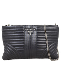 Prada Diagramme Clutch on Chain