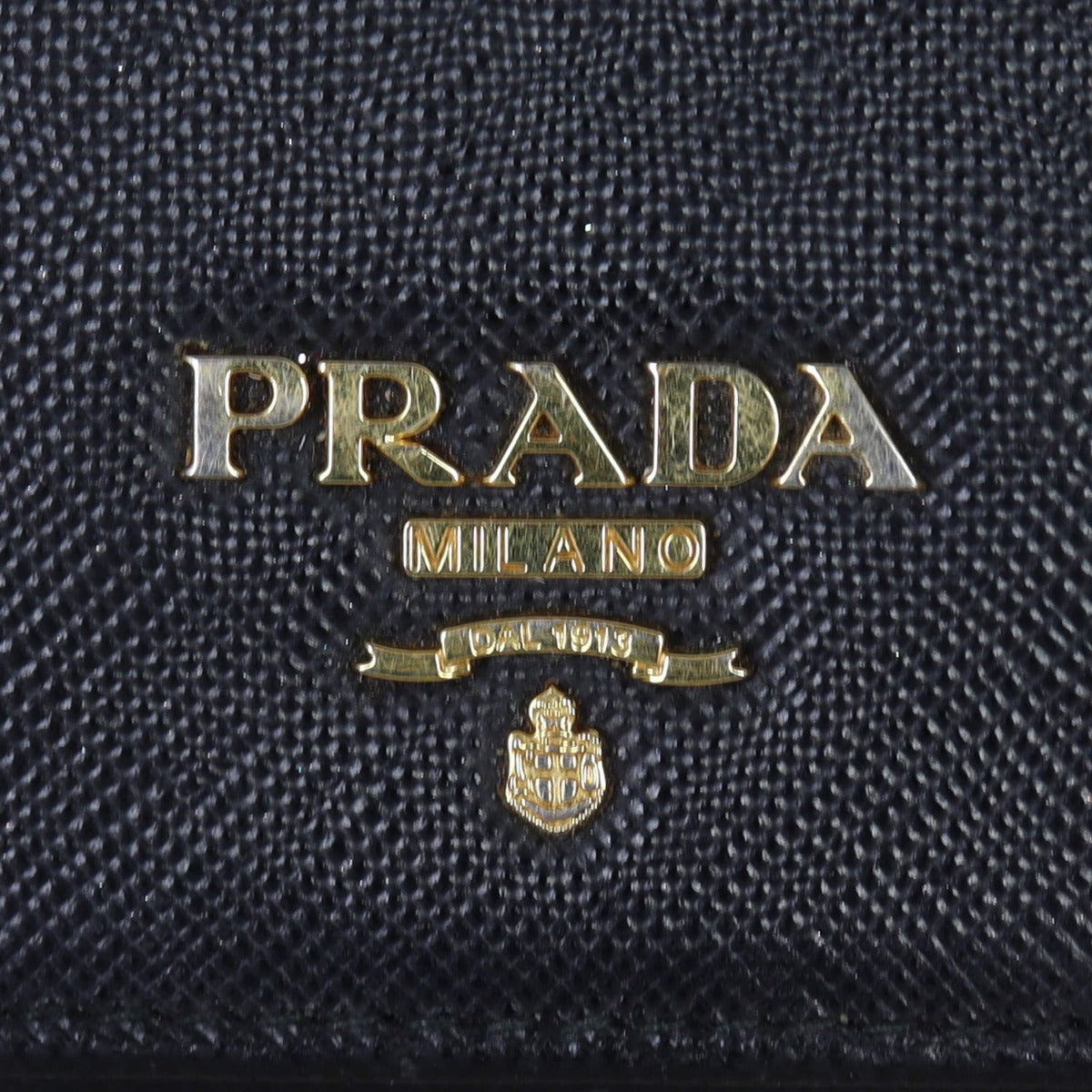 Prada Saffiano Wallet on Chain Hardware