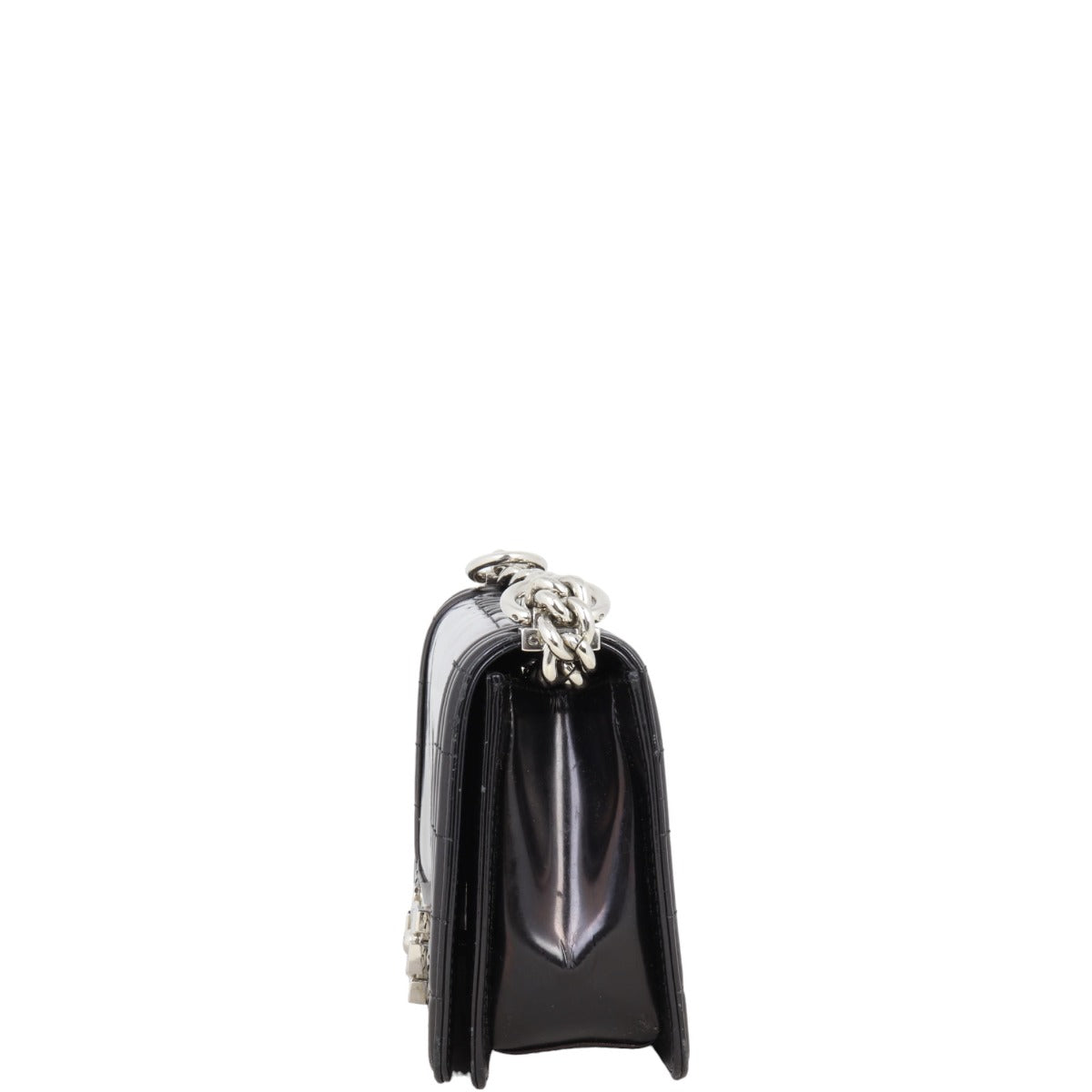 Chanel Boy Old Medium Glazed | Black