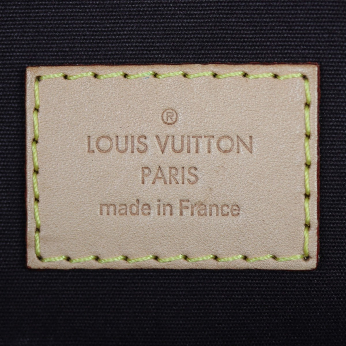 Louis Vuitton Alma PM Monogram Vernis Interior Stamp