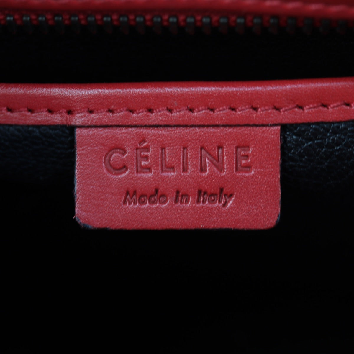 Celine Nano Luggage Tote Interior Stamp