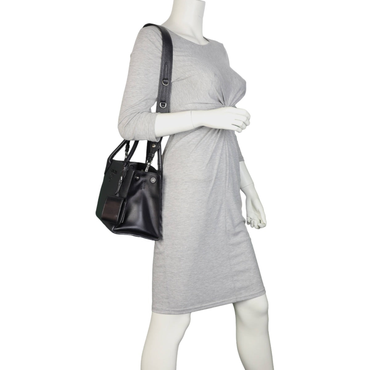 Prada Saffiano Cuir Monochrome Small Bag