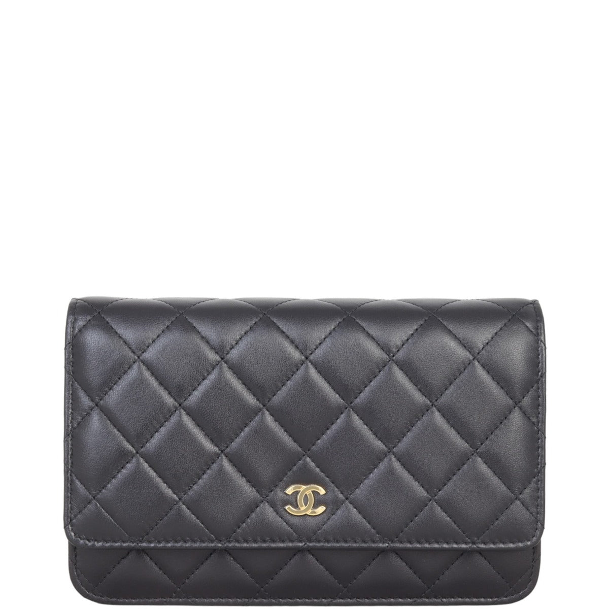 Chanel Classic Wallet on Chain | Black Lambskin Gold