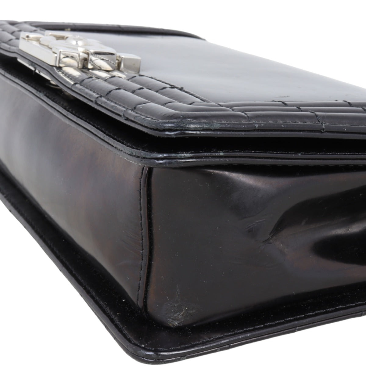 Chanel Boy Old Medium Glazed | Black