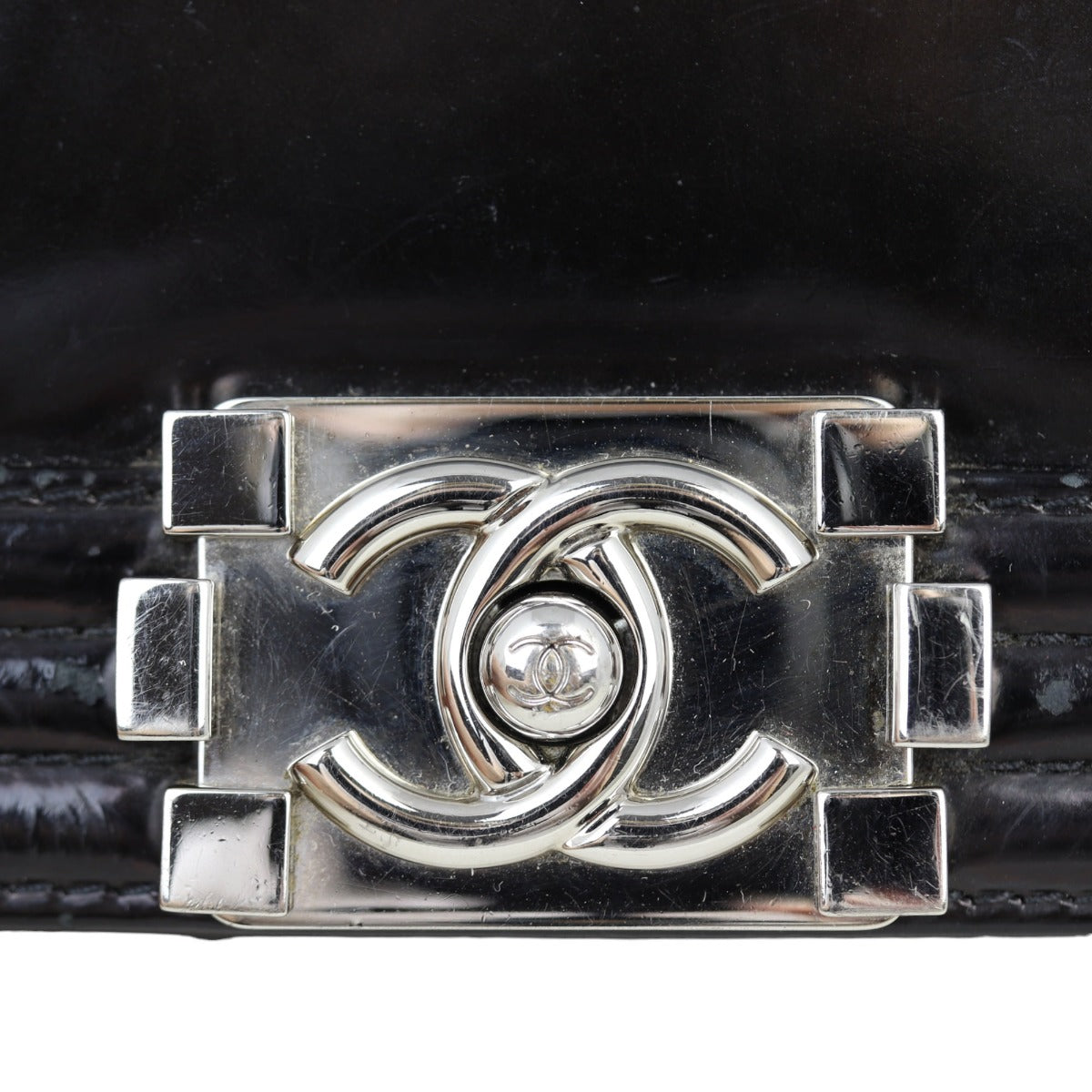 Chanel Boy Old Medium Glazed | Black