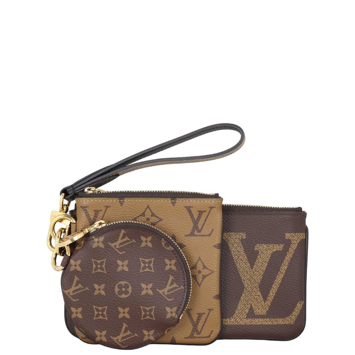Louis Vuitton Trio Pouch Reverse Monogram