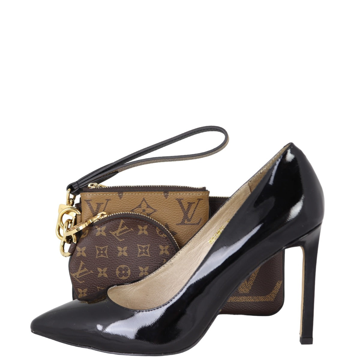 Louis Vuitton Trio Pouch Reverse Monogram