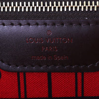 Louis Vuitton Neverfull MM Damier Ebene Interior STamp