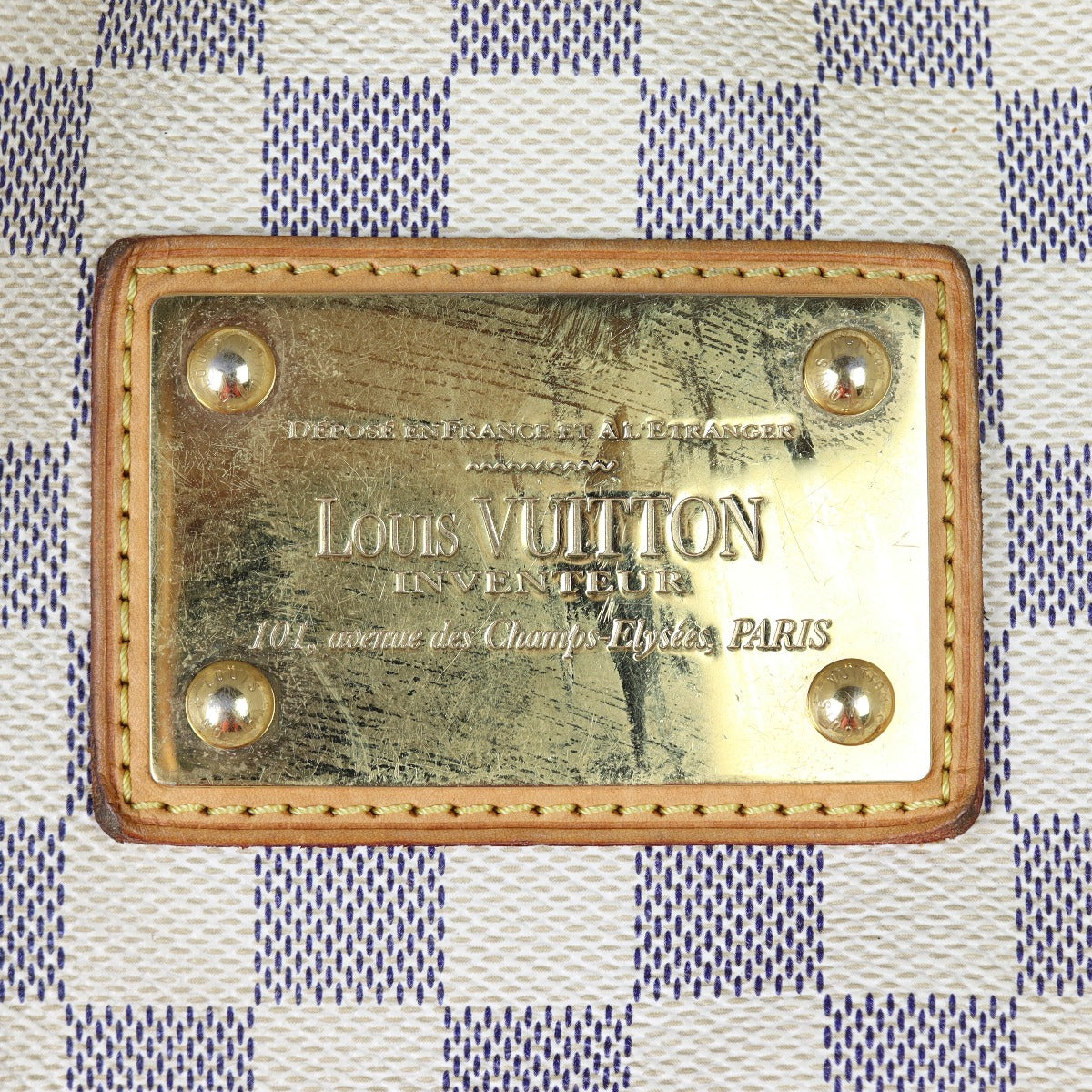 Louis Vuitton Galliera GM Damier Azur Hardware