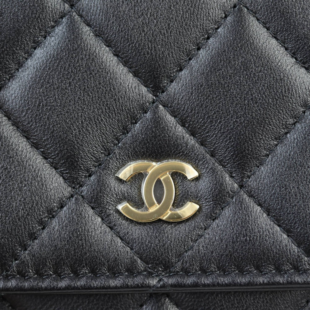 Chanel Classic Wallet on Chain | Black Lambskin Gold