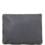 Gucci Logo Print Leather Pouch