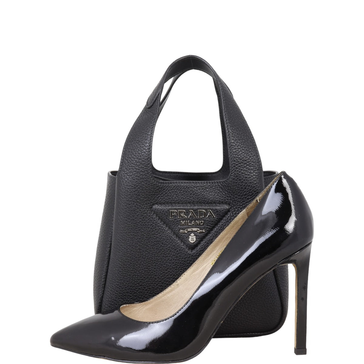 Prada Vitello Daino Dynamique Tote Small